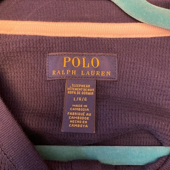 NWT Ralph Lauren Polo 3 Waffle Weave Henley - Picture 3 of 8